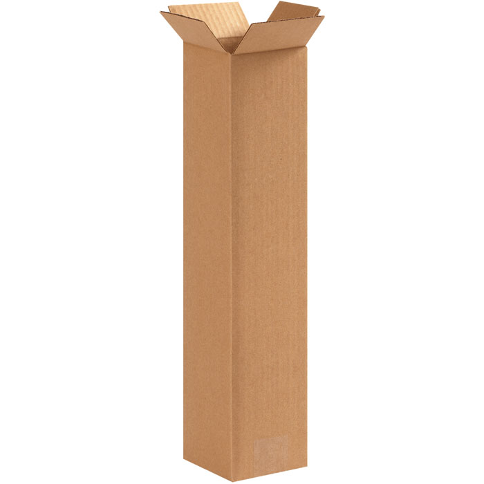 8" x 8" x 18" Tall Corrugated Boxes 25ct
