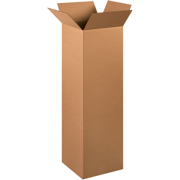 10 x 10 x 38" Tall Corrugated Boxes 25ct