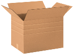 18" x 12" x 12" Multi-Depth Corrugated Boxes 25ct