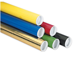 3 x 24" Colored Mailing Tube 24ct