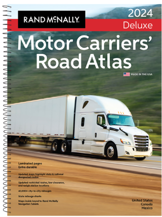 Rand McNally 2024 Deluxe Motor Carriers Road Atlas