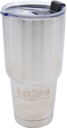 BlackCanyon 32oz Tumbler, Flip Close Lid, Stainless Steel