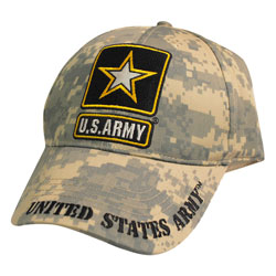 U.S. Military - U.S. Army Logo Cap, Digital Camo