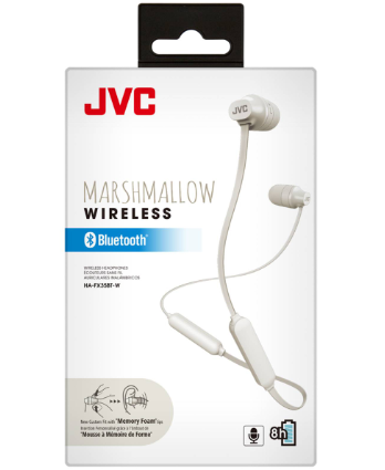 JVC Marshmallow Neckband Headset White