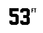 53' Trailer Length Vinyl Decal