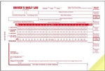 Drivers Daily Log Book Detailed DVIR 2-Part Carbon Recap