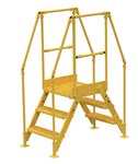 Cross Over Ladder, Yellow, 54 x 72