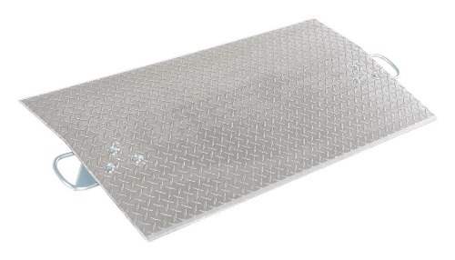 Aluminum Economy Dock Plate, 3"H, 48" x 24"