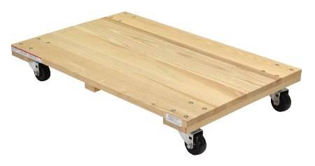 Hardwood Dolly, Solid Deck, 24 x 36, 1.2K