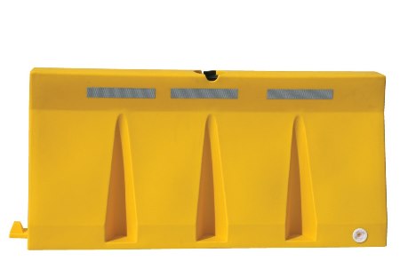 Interlocking Traffic Barrier, 6', Yellow